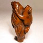 Frog Wooden Netsuke