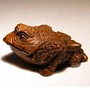 Frog Wooden Netsuke