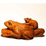 Frog Wooden Netsuke