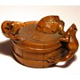 Frog Wooden Netsuke