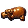 Hippo & Rhino Wooden Netsuke