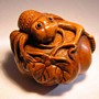 Wooden Netsuke--Insect