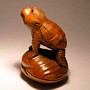 Wooden Netsuke--Kappa