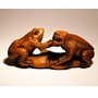 Wooden Netsuke--Kappa