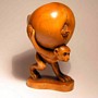 Wooden Netsuke--Monkey