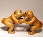 Wooden Netsuke--Monkey