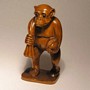 Wooden Netsuke--Monkey