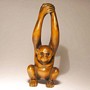 Wooden Netsuke--Monkey