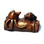 Wooden Netsuke--Octopus