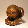 Wooden Netsuke--Owl