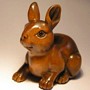 Rabbit Wooden Netsuke