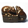 Rat & Mouse Wooden Netsuke