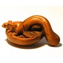 Rat & Mouse Wooden Netsuke