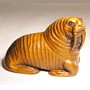 Sea Lion Wooden Netsuke