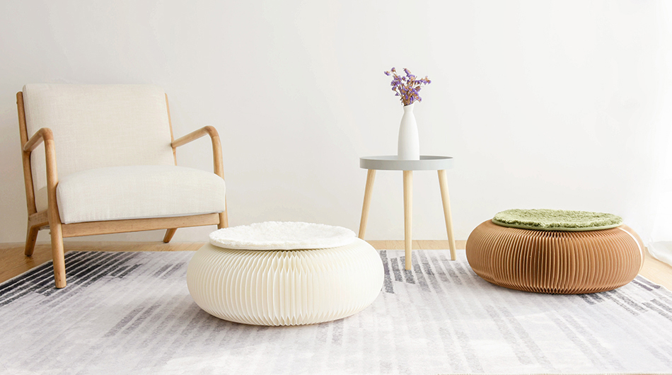 Paper Made Floading Floor Cushion ST06