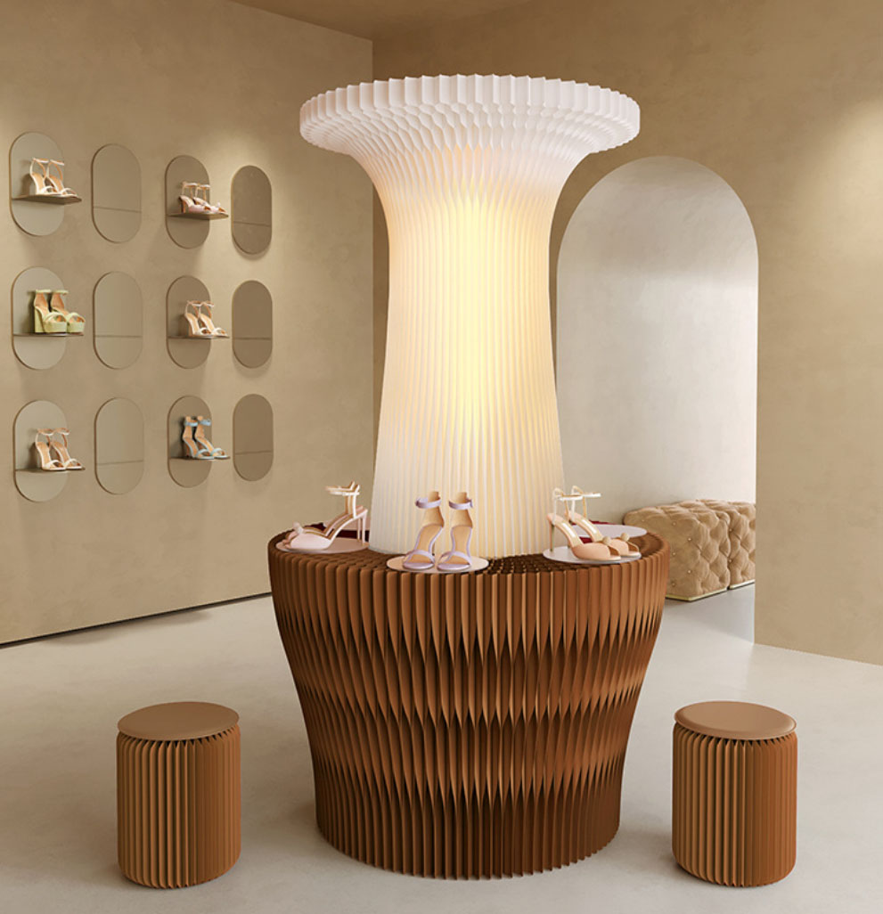 Paper Made Folding Display Post BS37