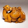 Wooden Netsuke Camel