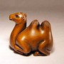 Wooden Netsuke Camel
