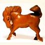 Wooden Netsuk--Horse