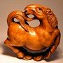 Wooden Netsuk--Horse