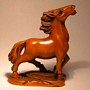 Wooden Netsuk--Horse