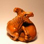 Wooden Netsuk--Horse