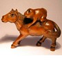 Wooden Netsuk--Horse