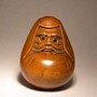 Wooden Netsuke--Figure Sculpture--Man